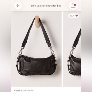 Free People Lillie Leather Shoulder Bag